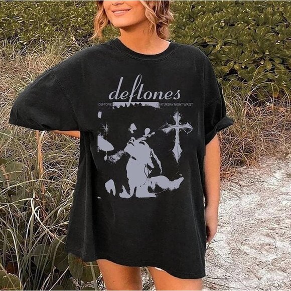 Tops - Deftones Retro Tee Deftones Tour Shirt Retro Deftones Shirt